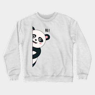 Panda Peeks Crewneck Sweatshirt